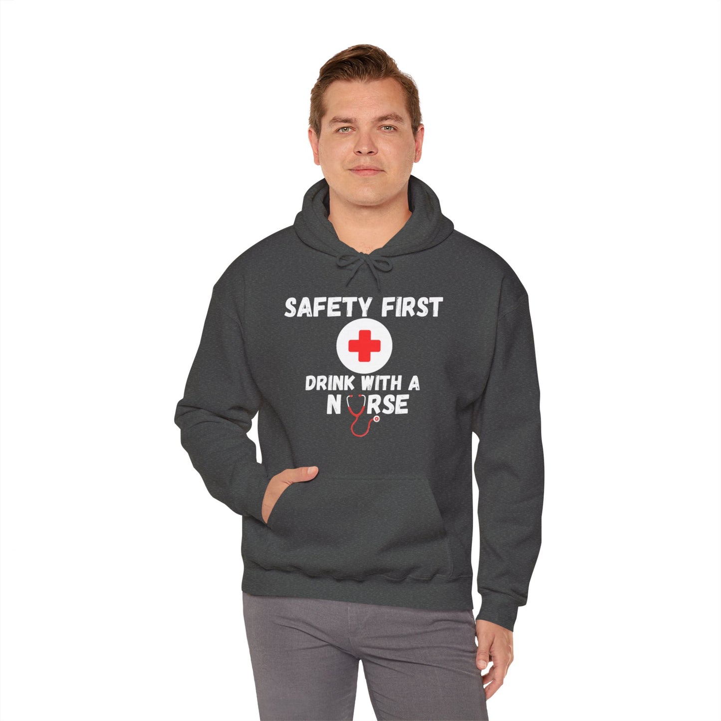 "Drink With a Nurse" - Hoodie