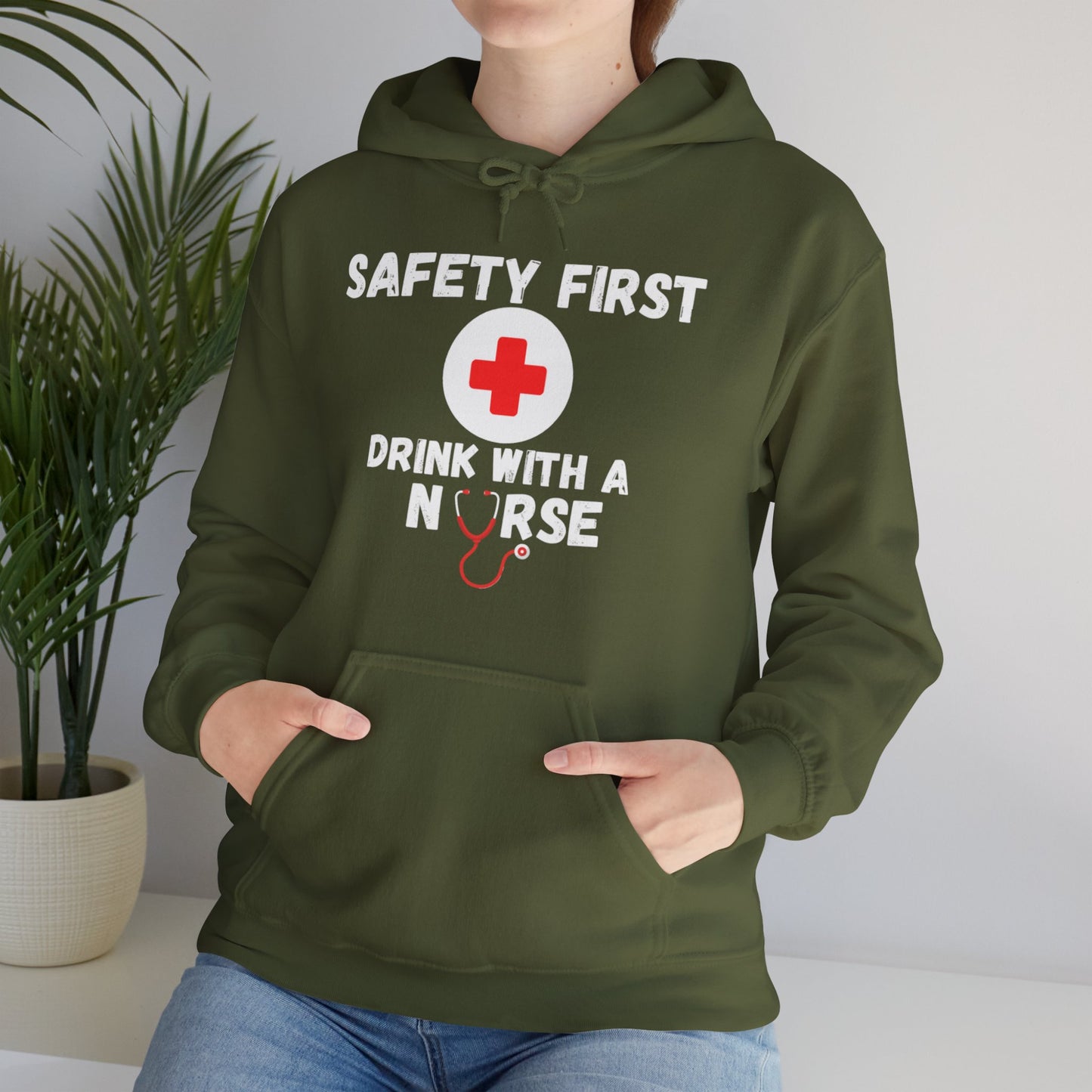 "Drink With a Nurse" - Hoodie