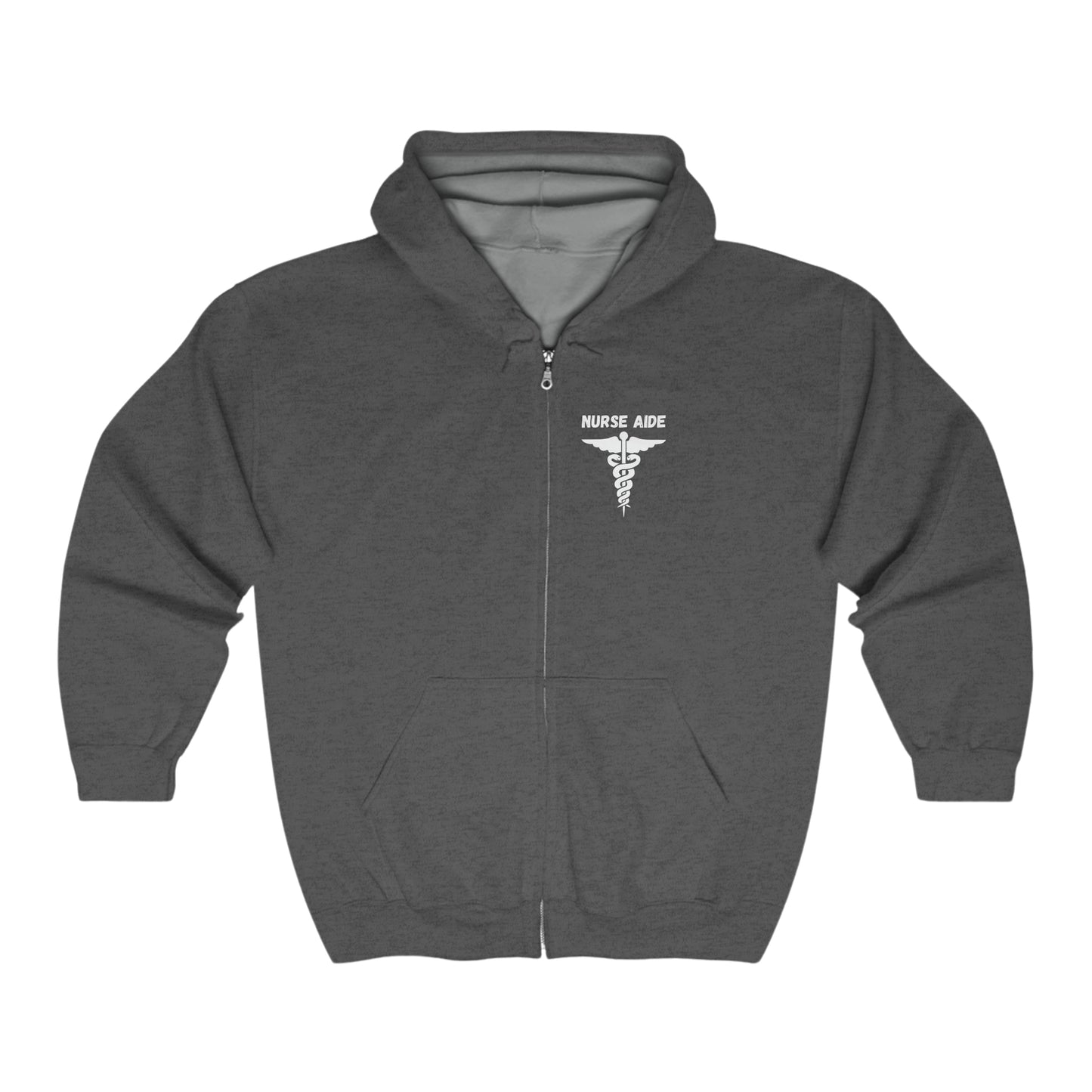 "Nurse Aide" - Zip-Up Hoodie