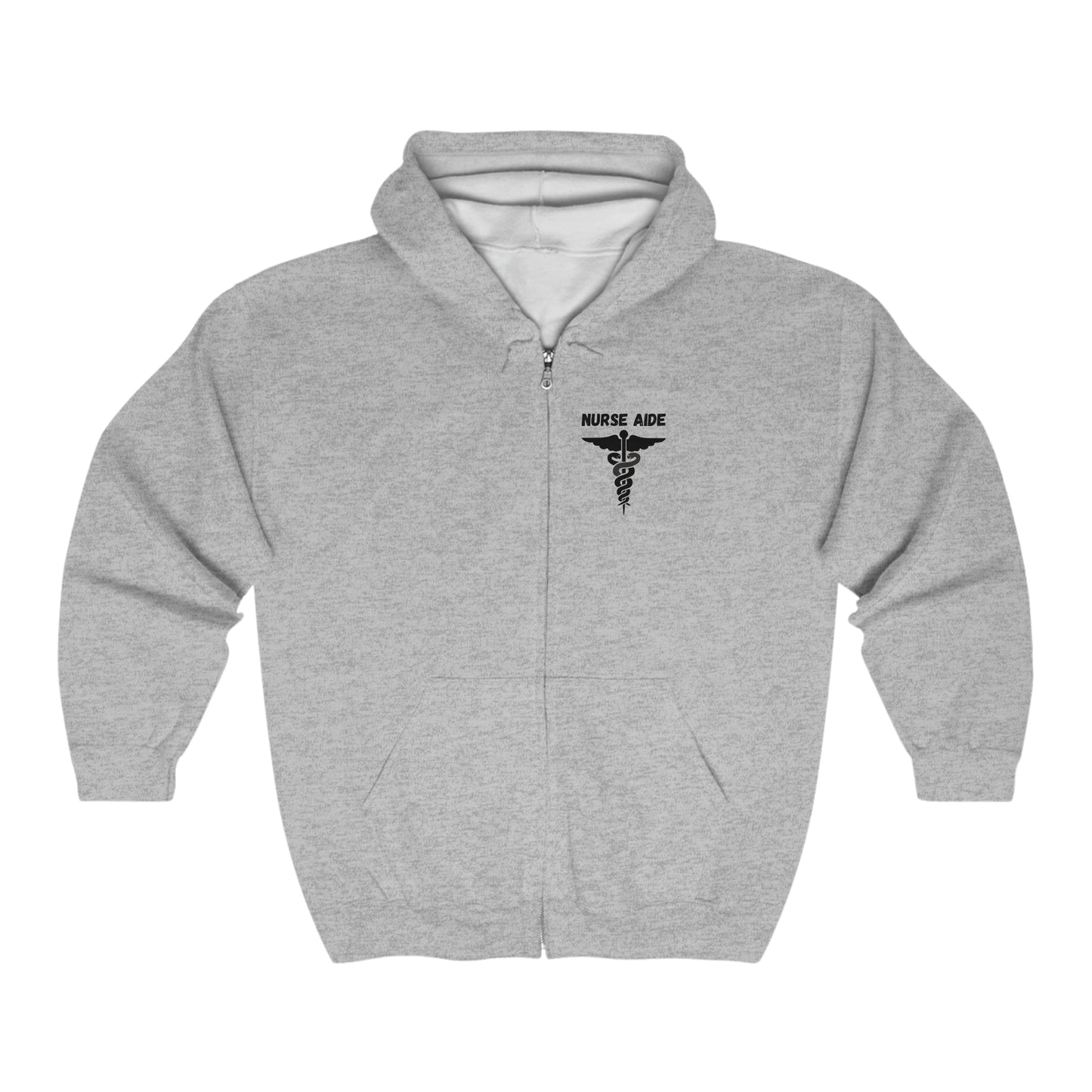 "Nurse Aide" - Zip-Up Hoodie