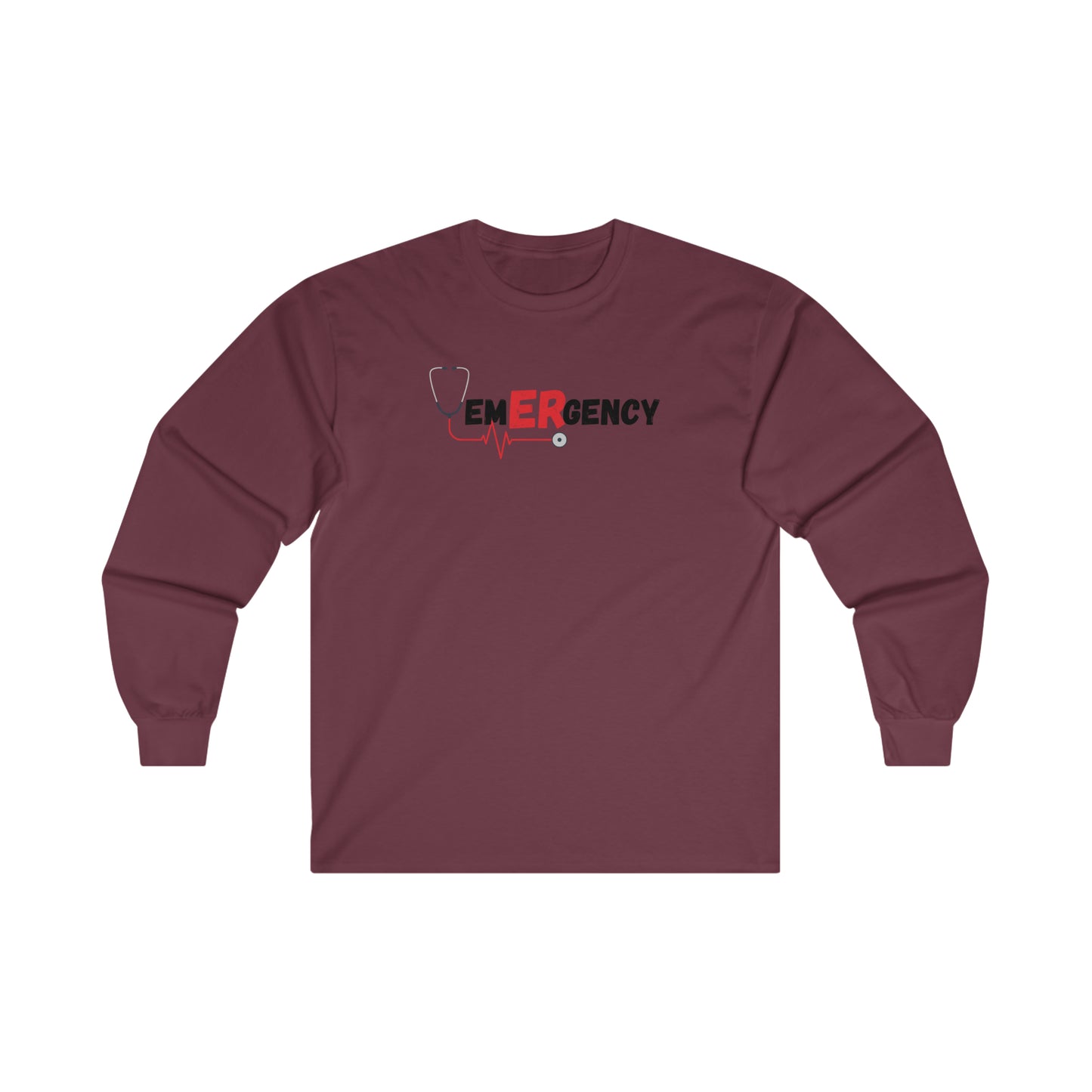 "ER Stethoscope" - Long sleeve