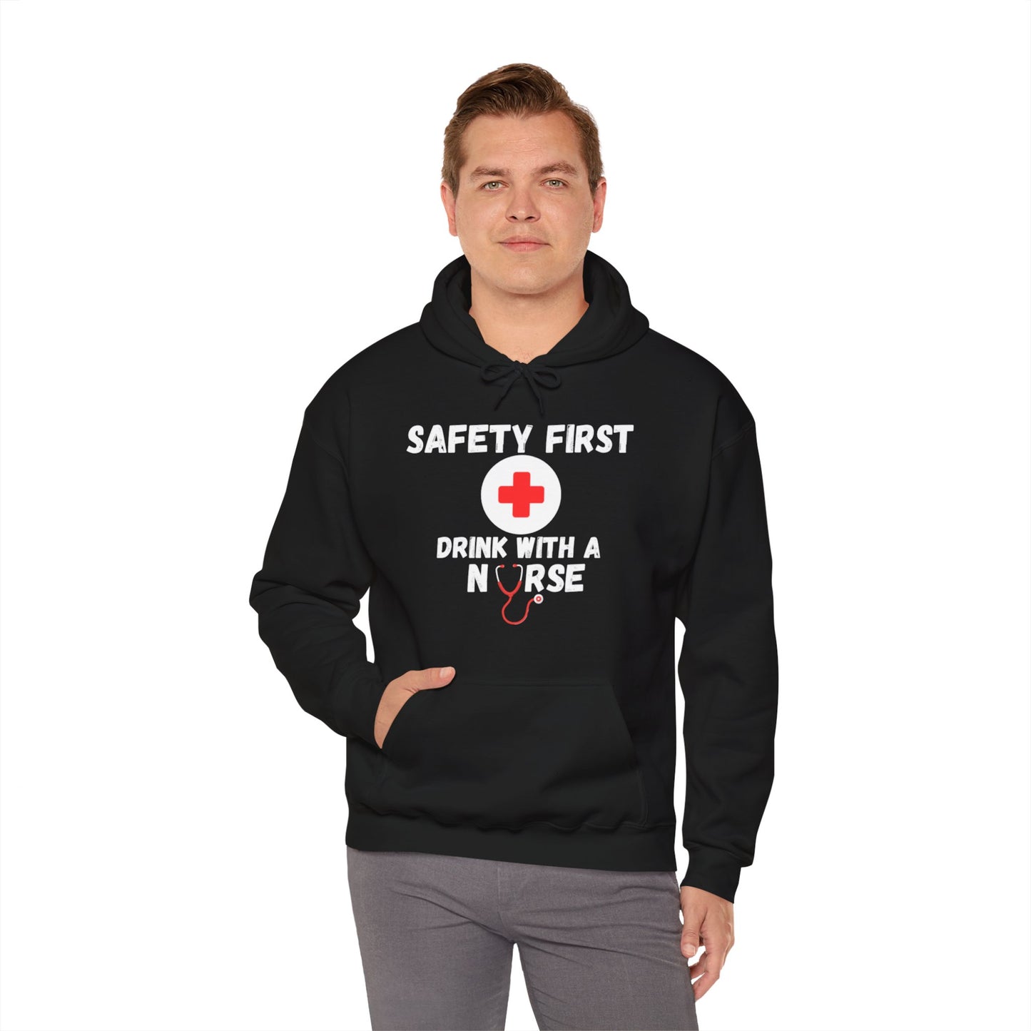 "Drink With a Nurse" - Hoodie